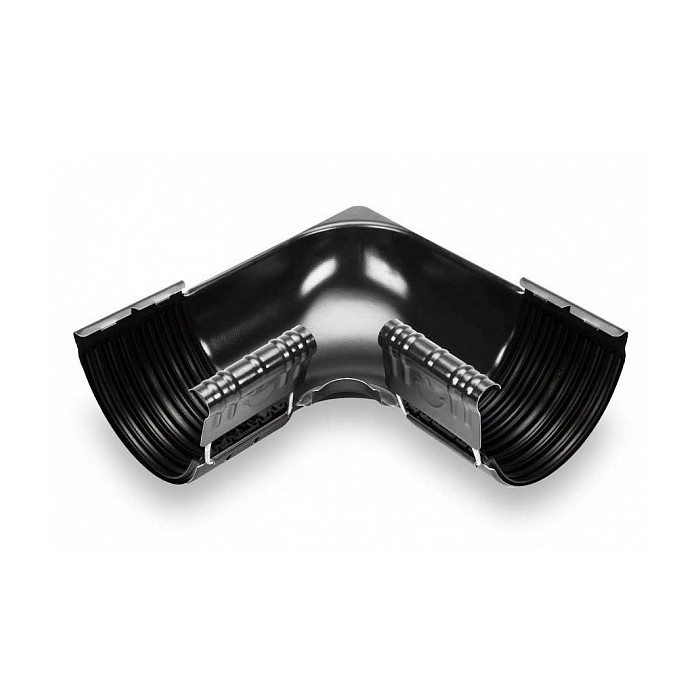 Внутренний угол 90° для желоба 135мм STAL, 152(130)/90 мм, цвет Графит, Galeco